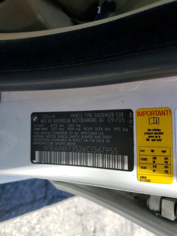 2006 BMW 5 SERIES