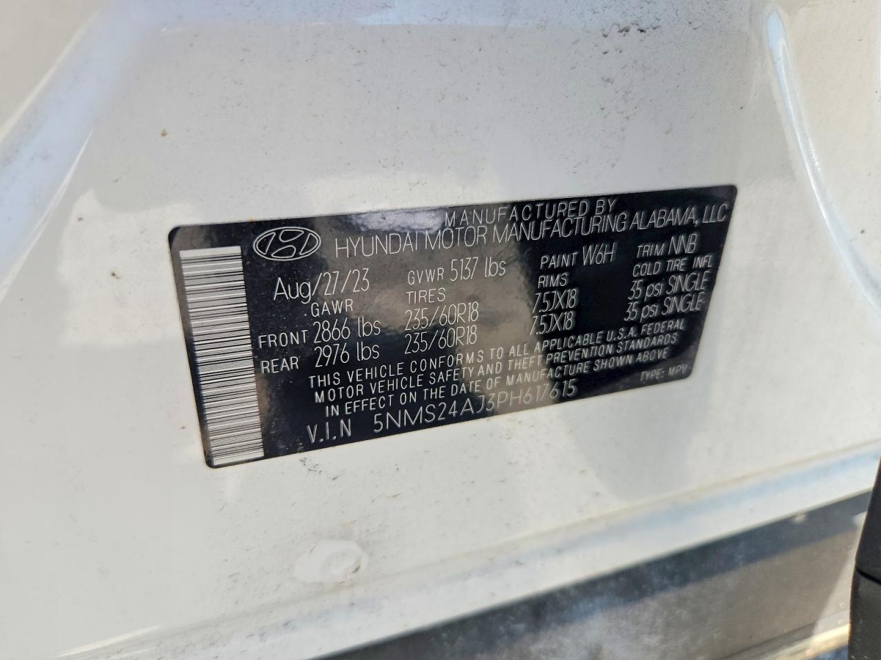 2023 HYUNDAI SANTA FE