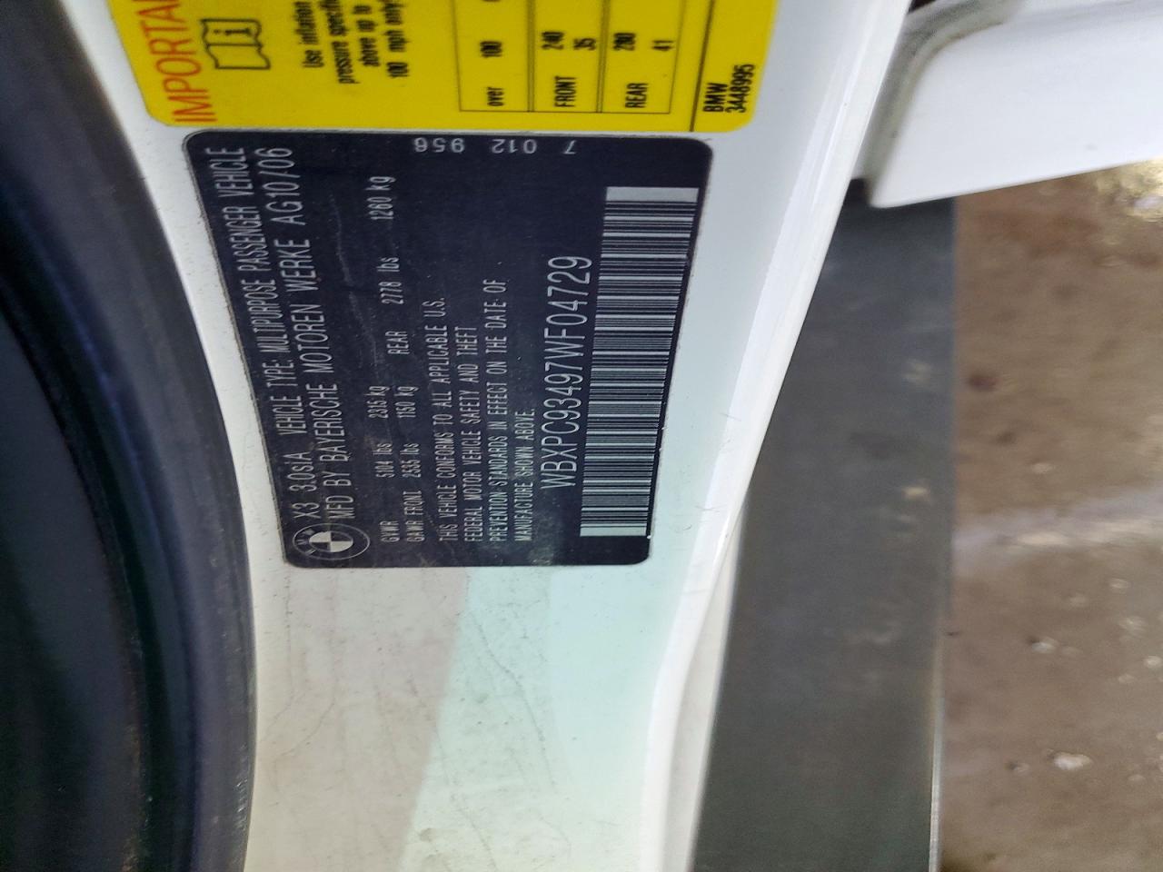 2007 BMW X3
