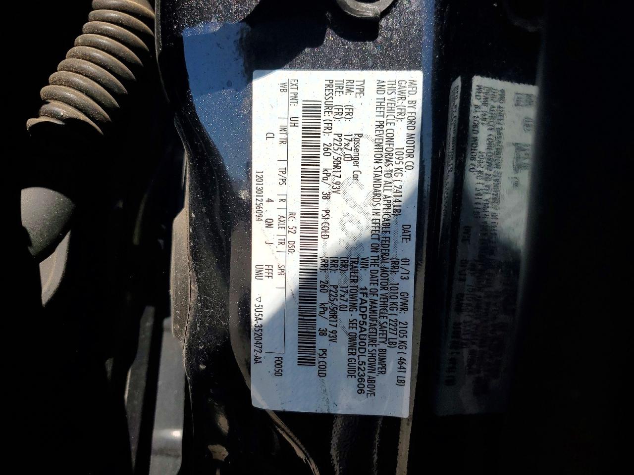 2013 FORD CMAX