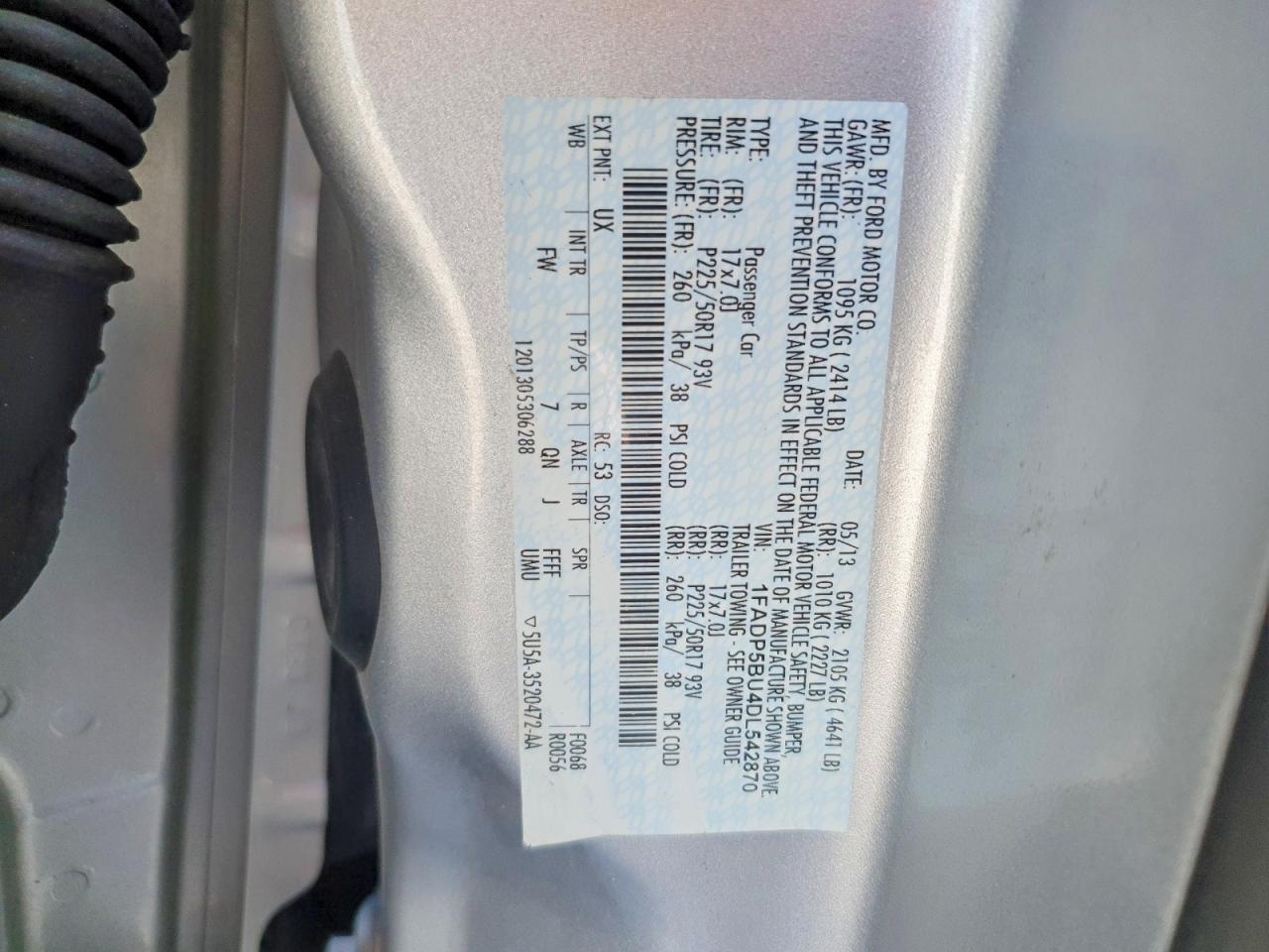 2013 FORD CMAX