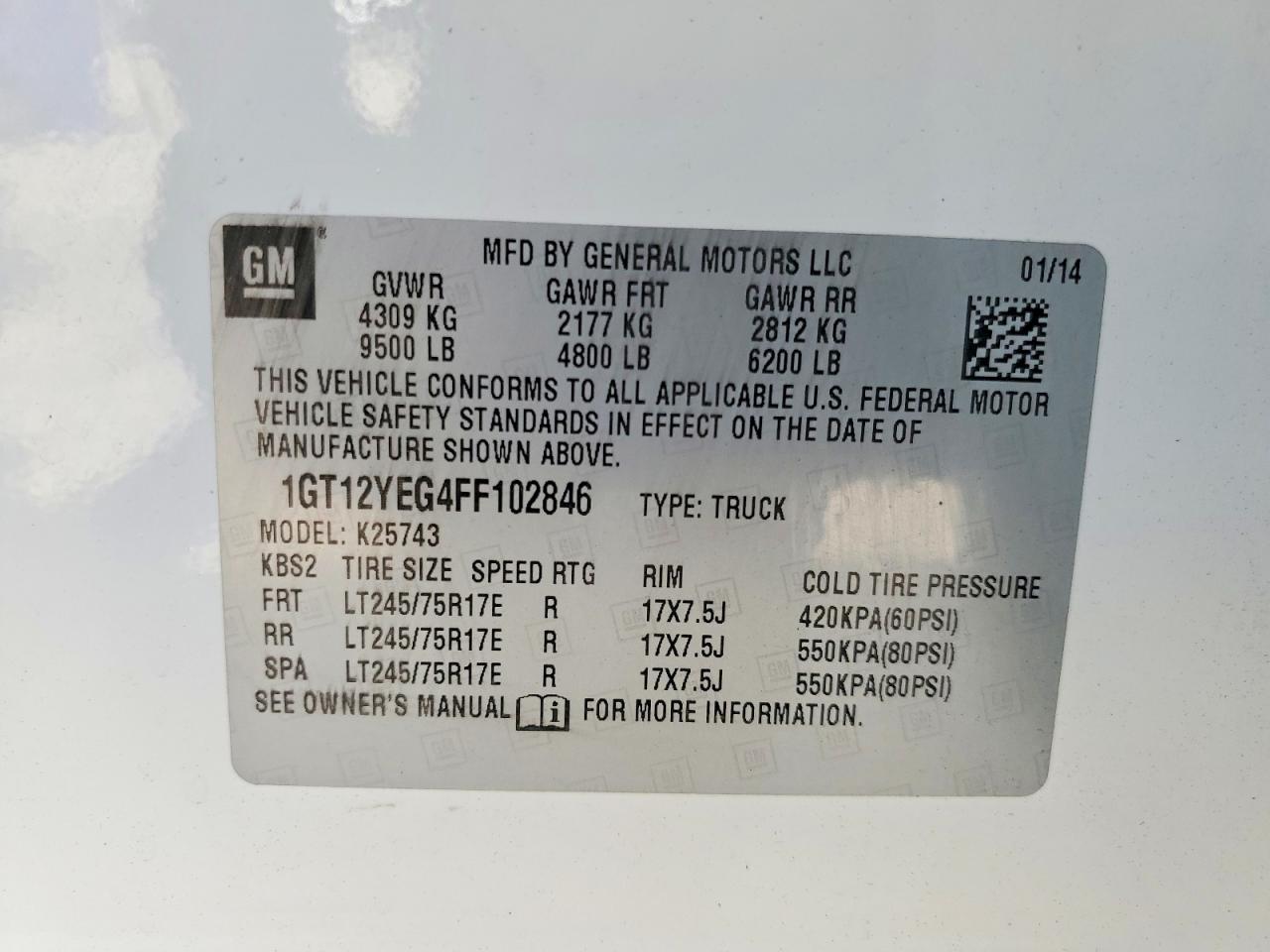 2015 GMC SIERRA