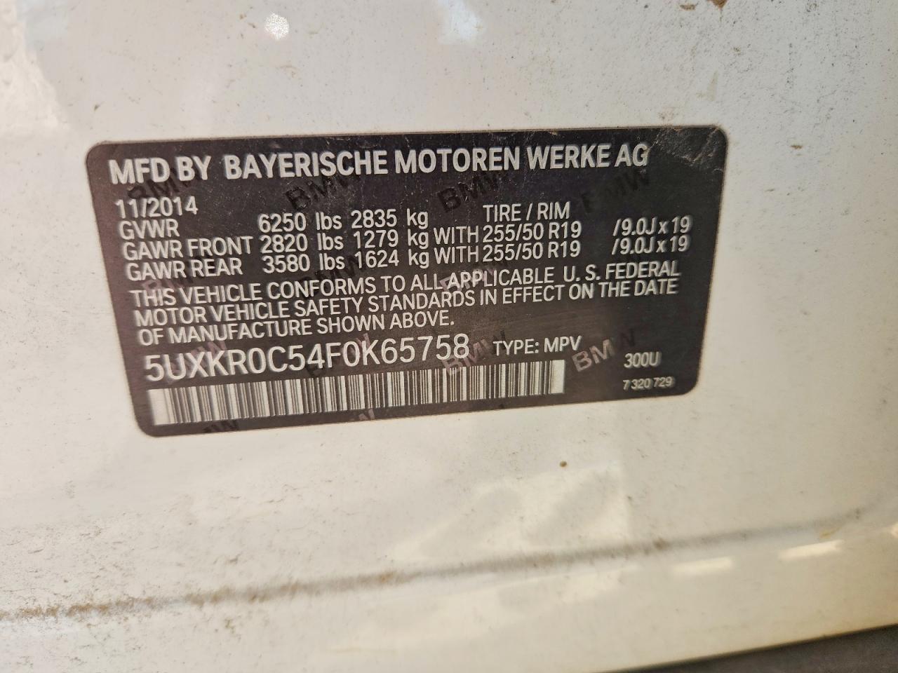 2015 BMW X5