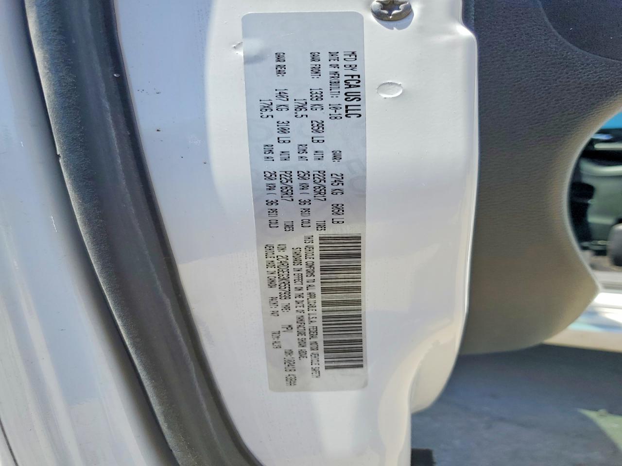 2019 DODGE CARAVAN