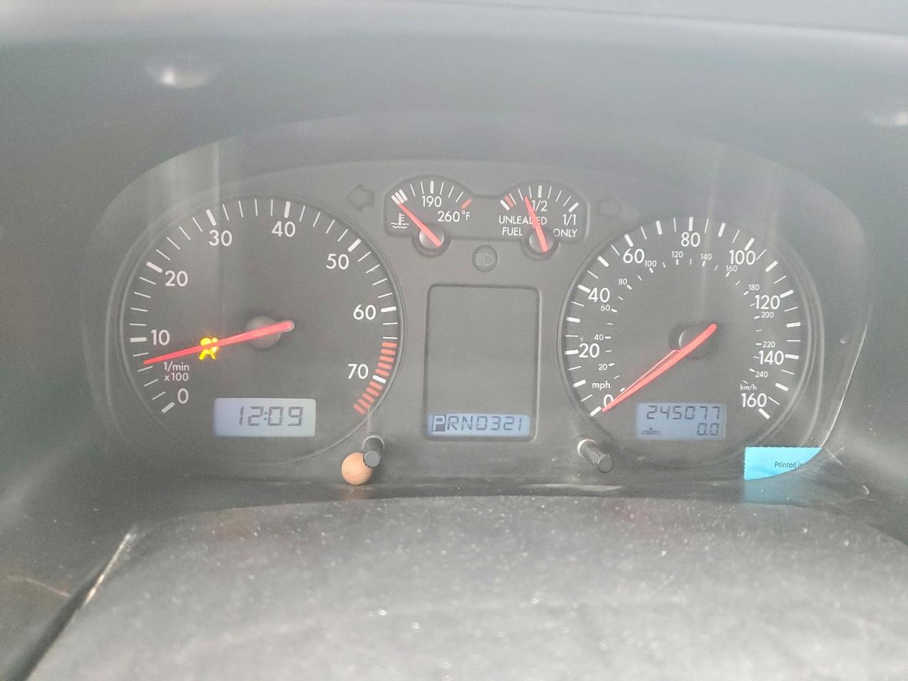 2003 VOLKSWAGEN EUROVAN