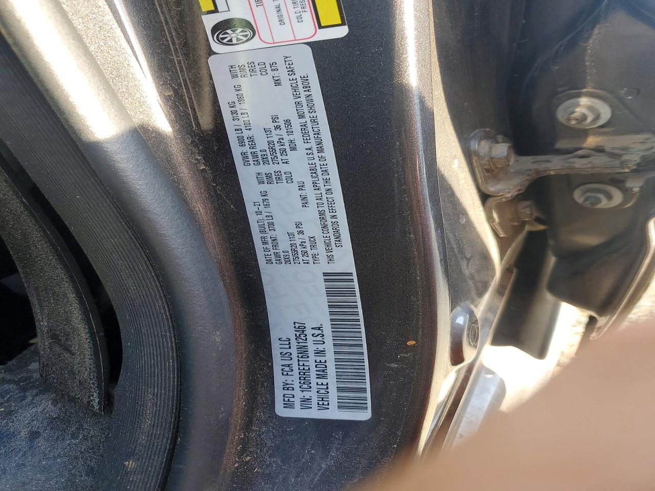2022 RAM 1500