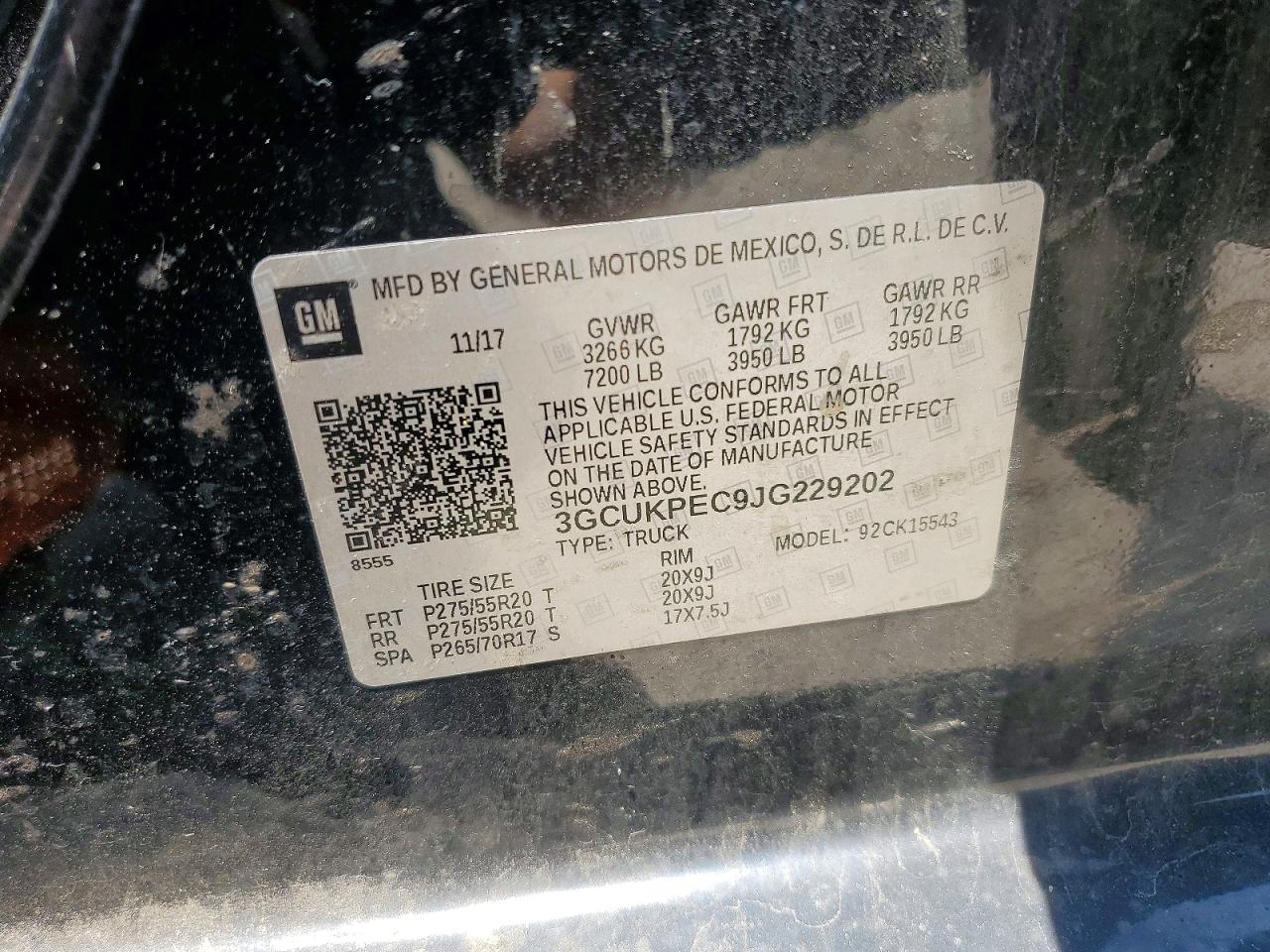 2018 CHEVROLET SILVERADO