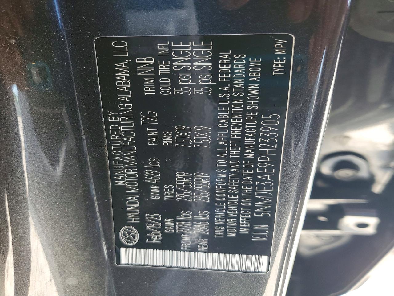 2023 HYUNDAI TUCSON