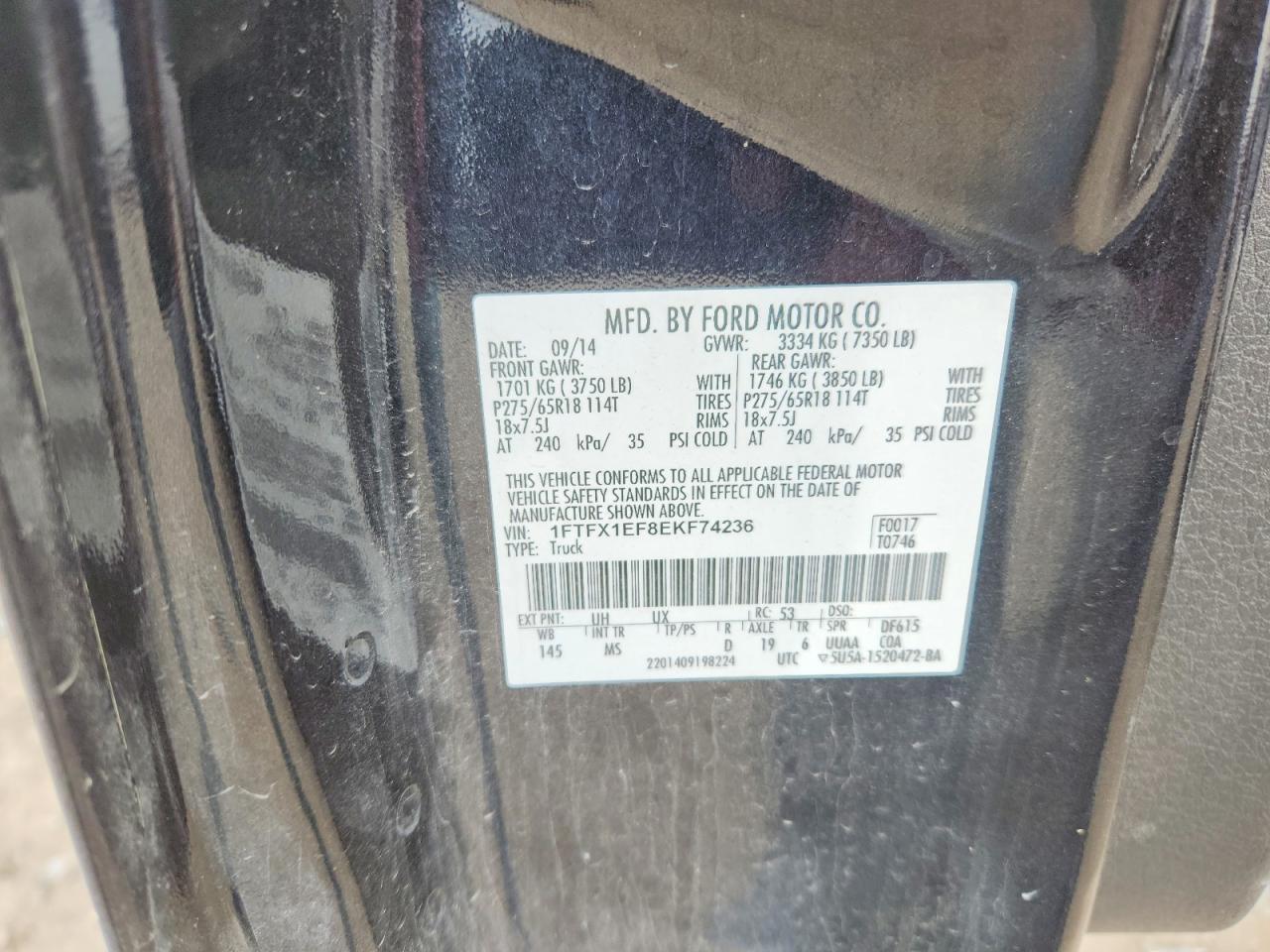 2014 FORD F150