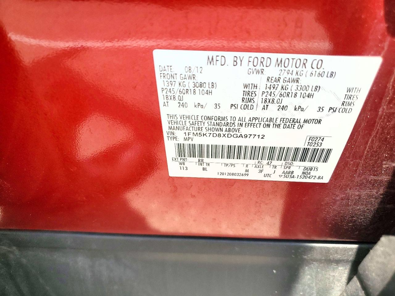 2013 FORD EXPLORER