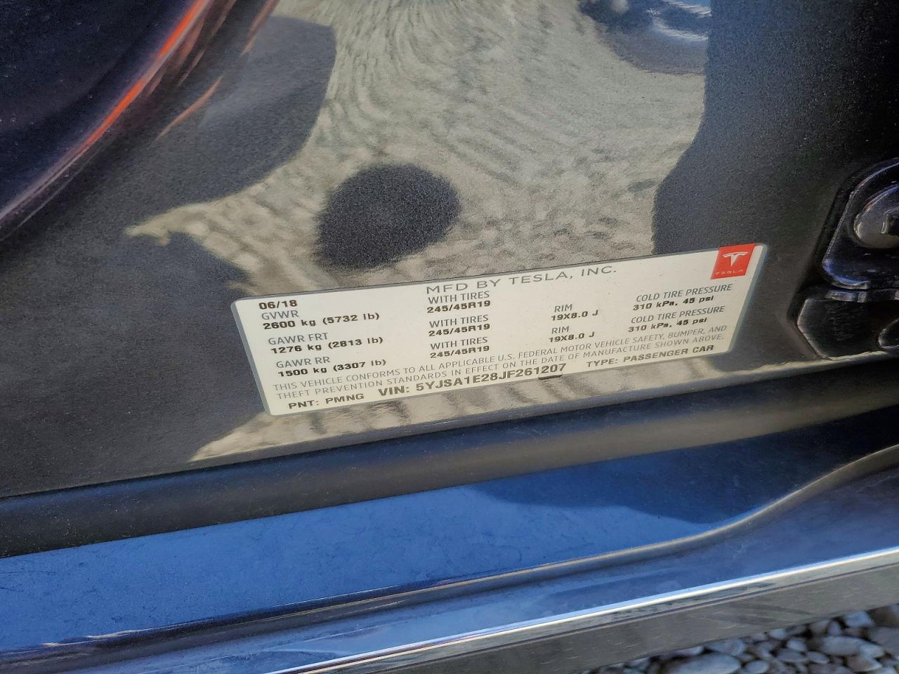 2018 TESLA MODEL S