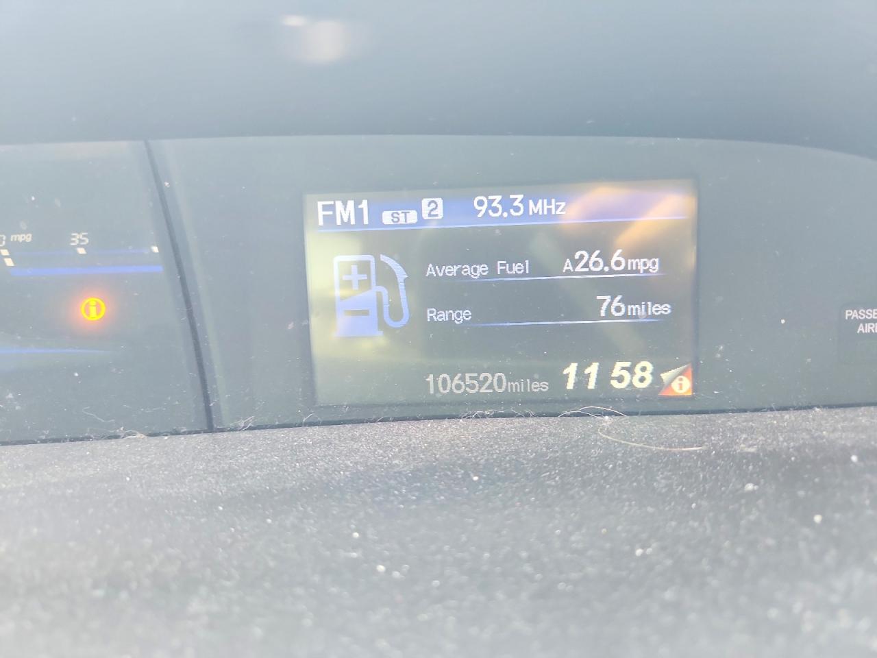 2012 HONDA CIVIC