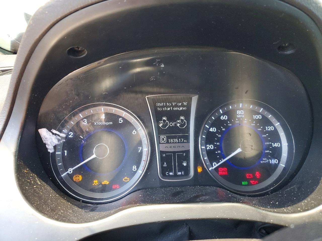 2013 HYUNDAI AZERA