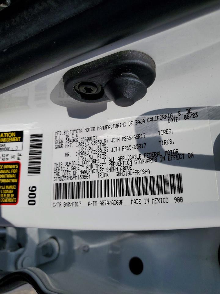 2023 TOYOTA TACOMA TRD