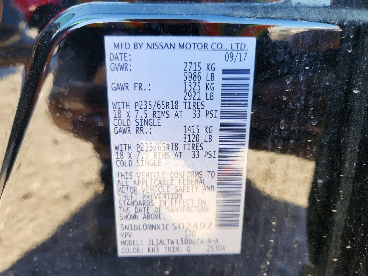2018 INFINITI QX60