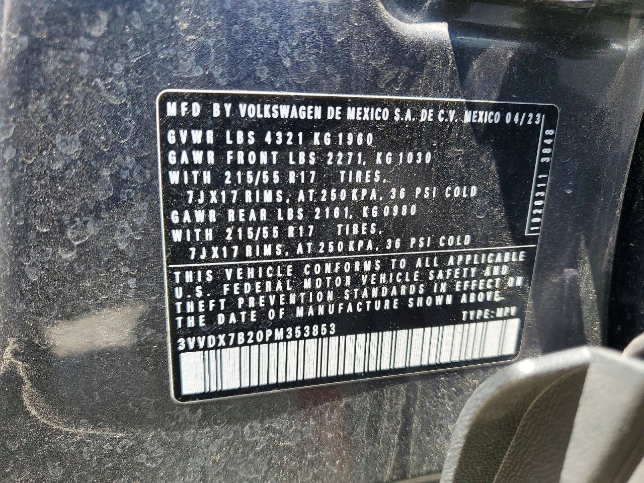 2023 VOLKSWAGEN ALL OTHER