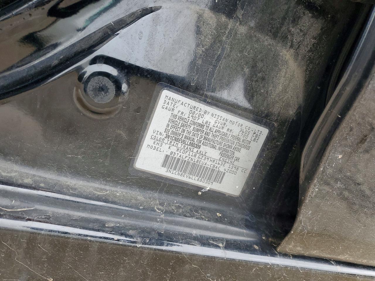 2020 NISSAN VERSA