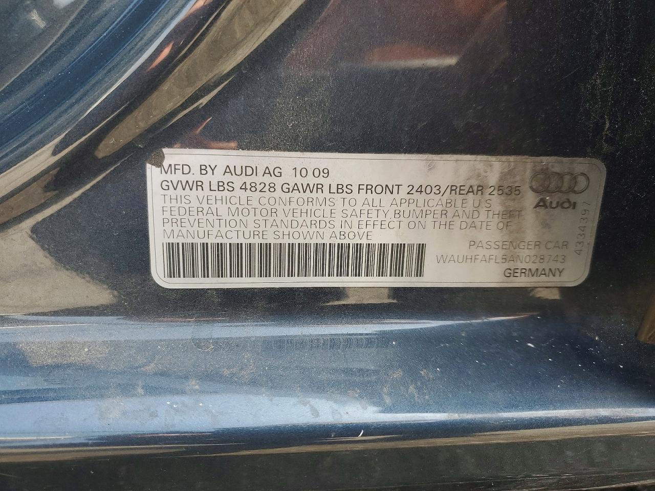 2010 AUDI A4