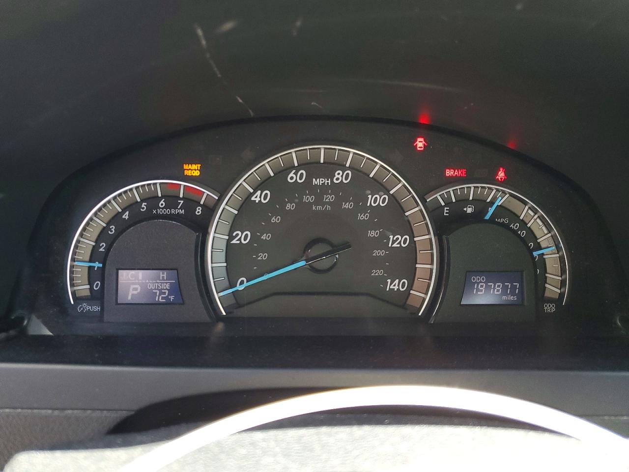 2012 TOYOTA CAMRY