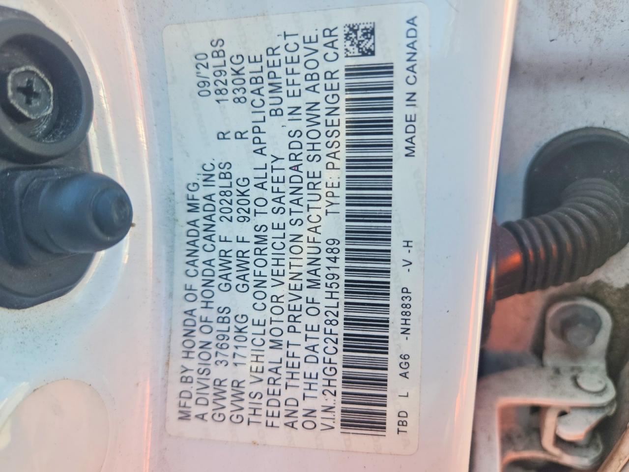 2020 HONDA CIVIC