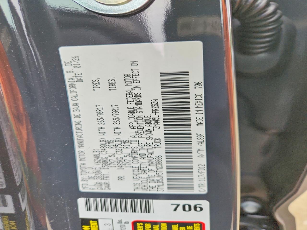 2026 TOYOTA TACOMA