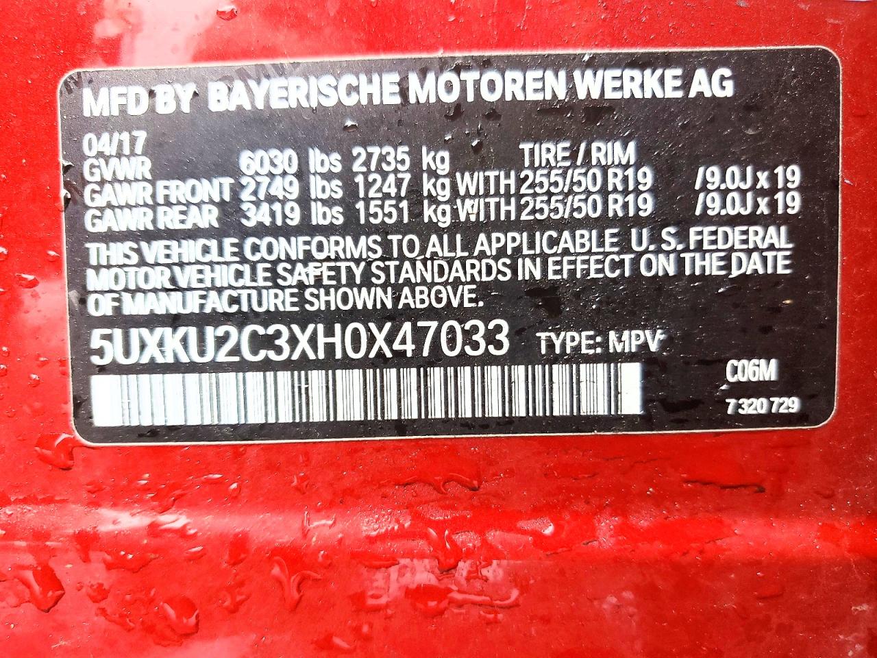 2017 BMW X6