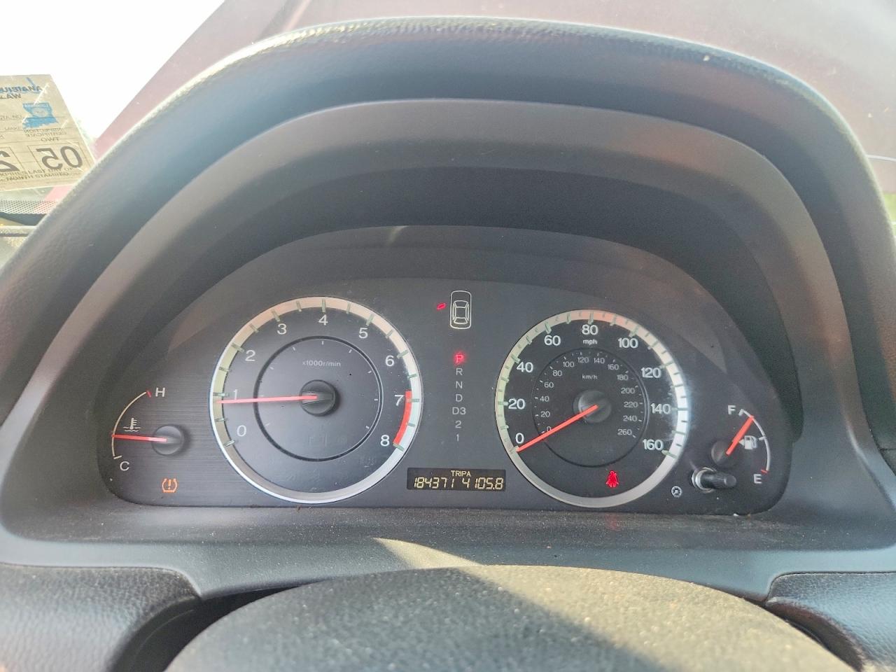2012 HONDA ACCORD