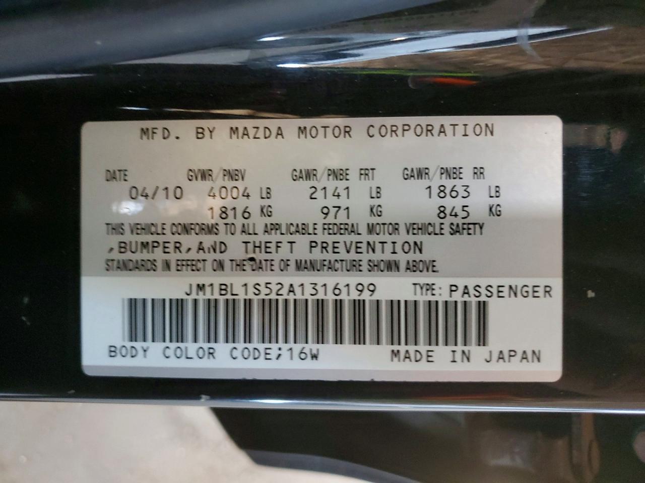 2010 MAZDA MAZDA3