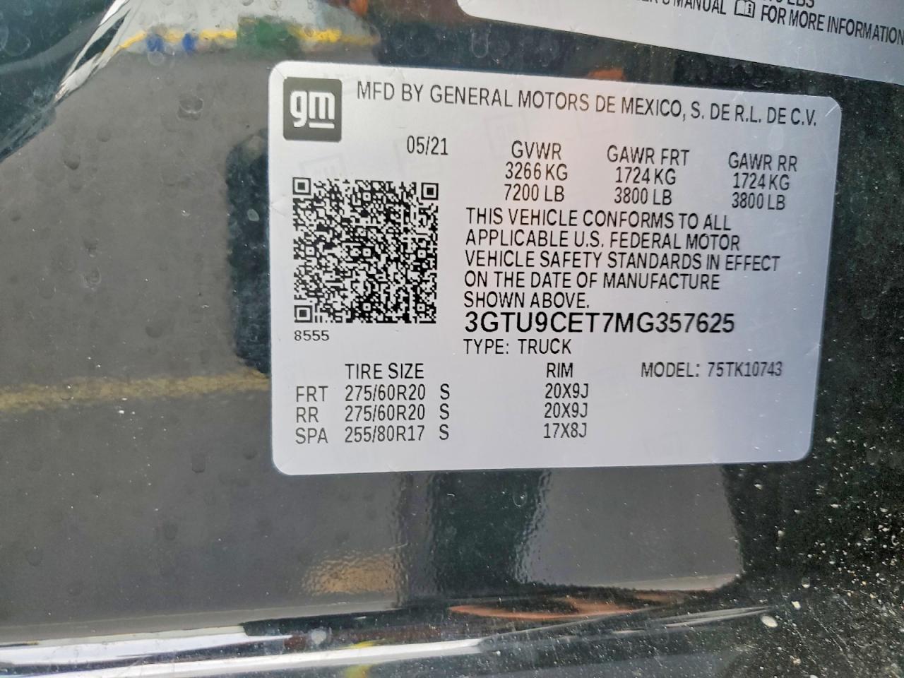 2021 GMC SIERRA