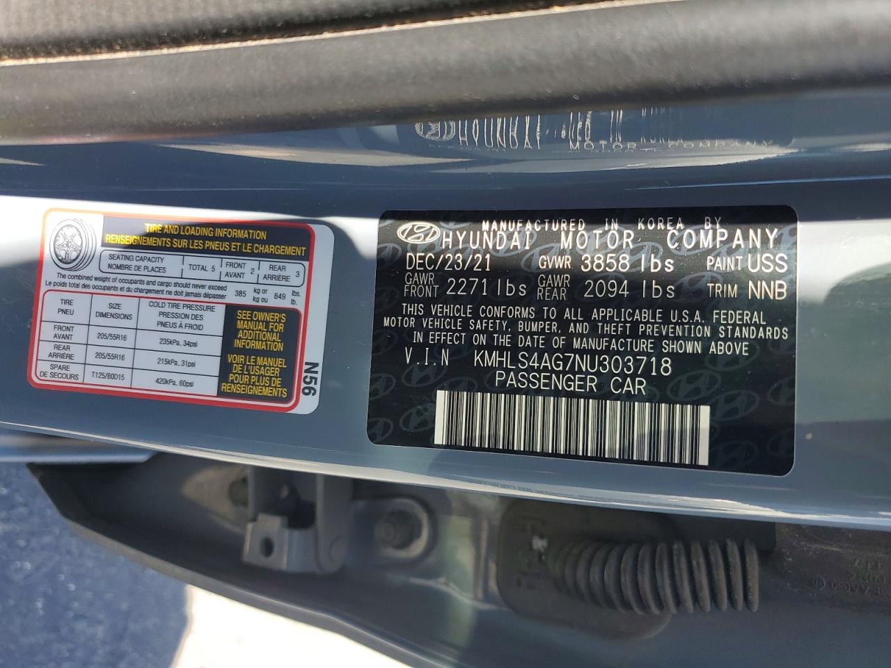 2022 HYUNDAI ELANTRA
