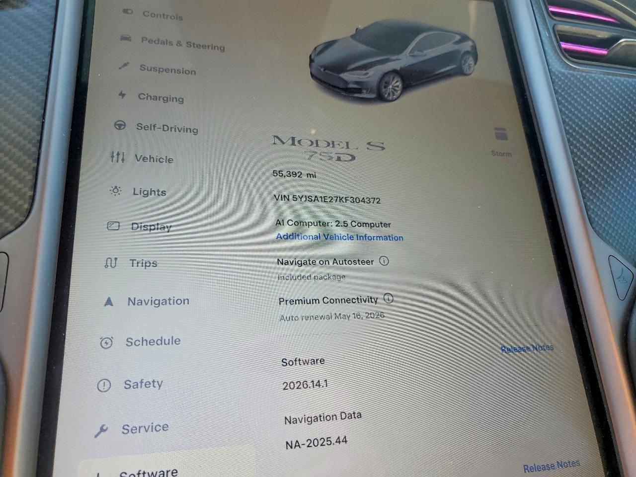 2019 TESLA MODEL S