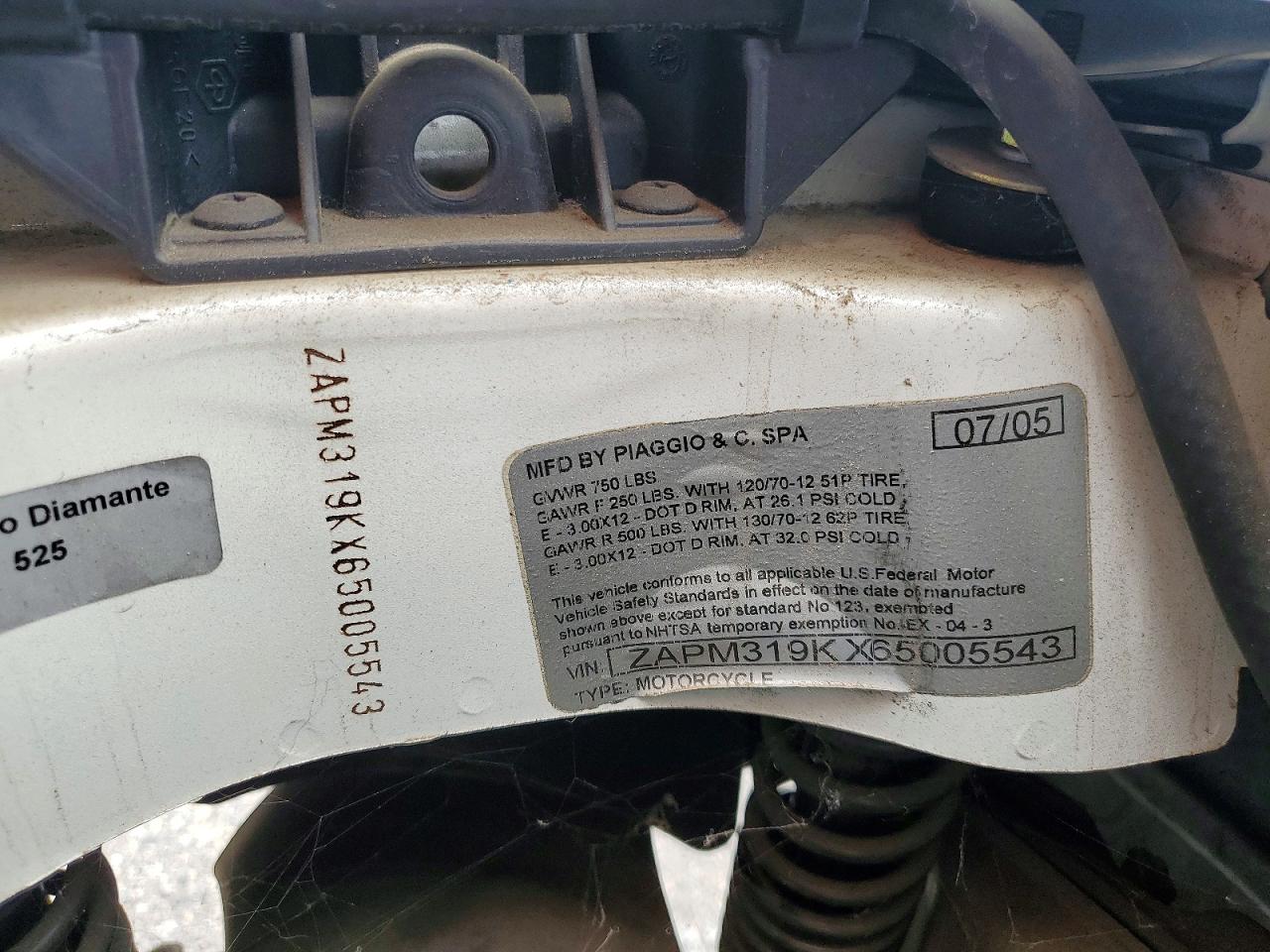 2006 VESPA SCOOTER