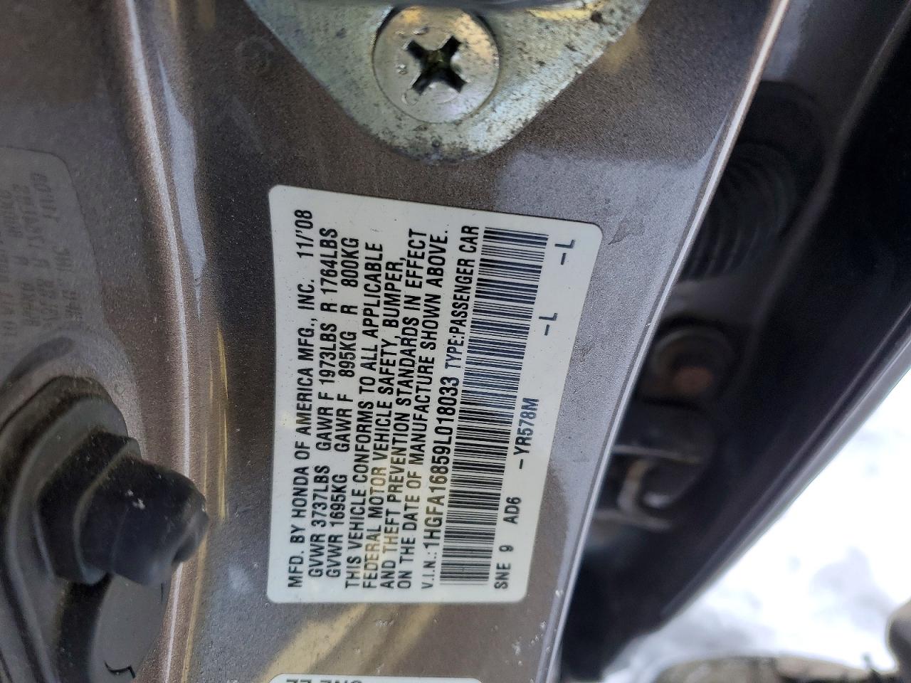 2009 HONDA CIVIC
