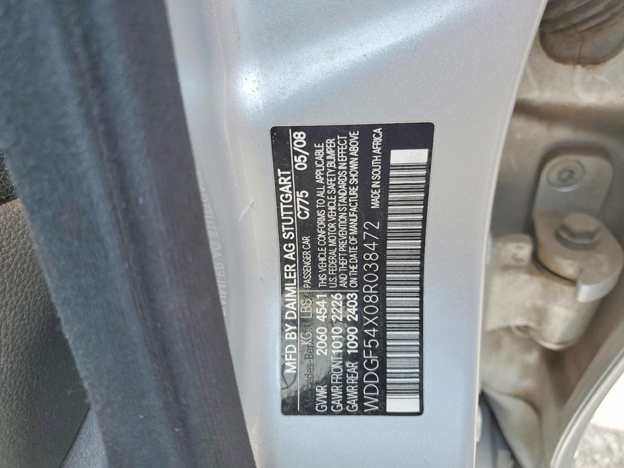 2008 MERCEDES-BENZ C-CLASS