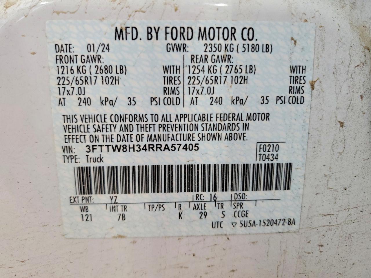 2024 FORD MAVERICK