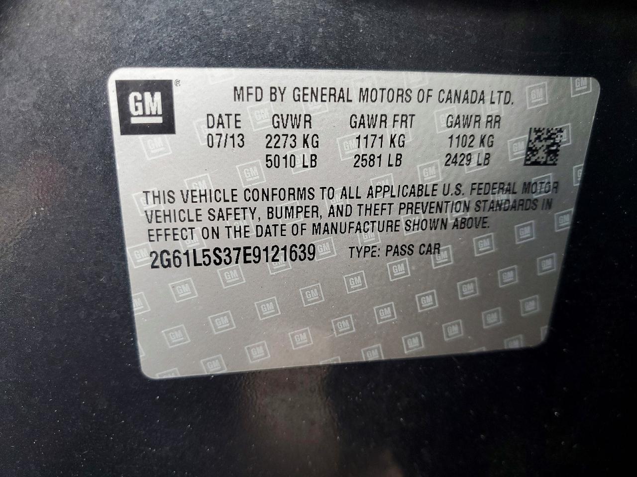 2014 CADILLAC XTS