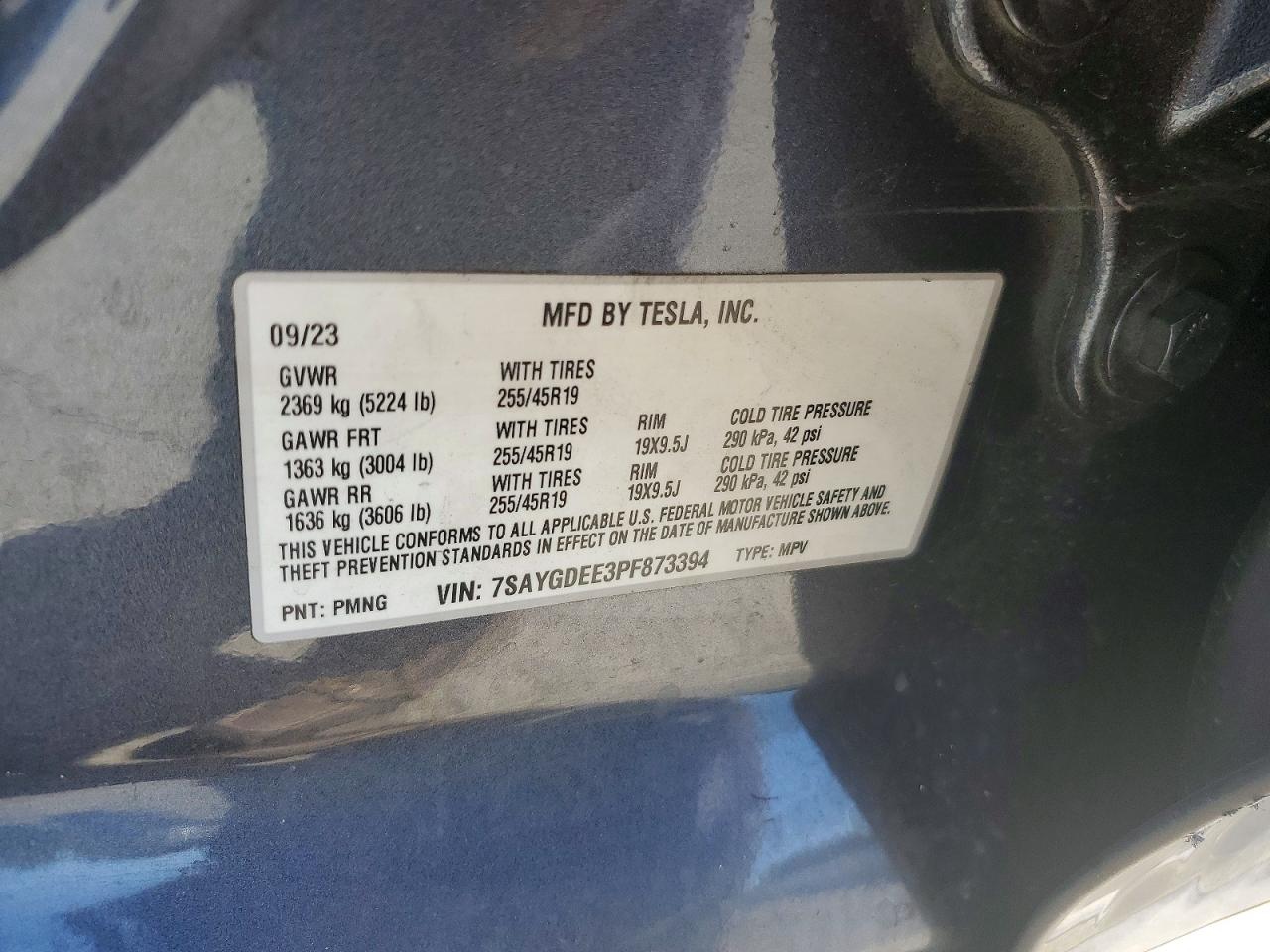 2023 TESLA MODEL Y