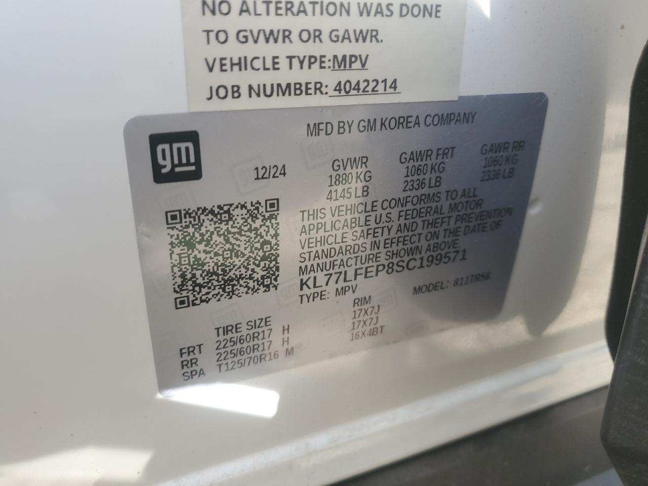 2025 CHEVROLET TRAX