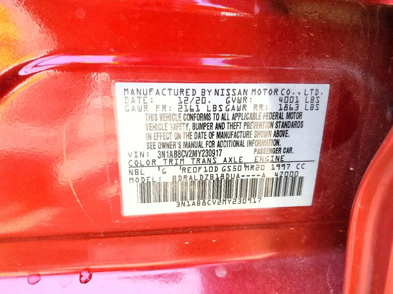 2021 NISSAN SENTRA