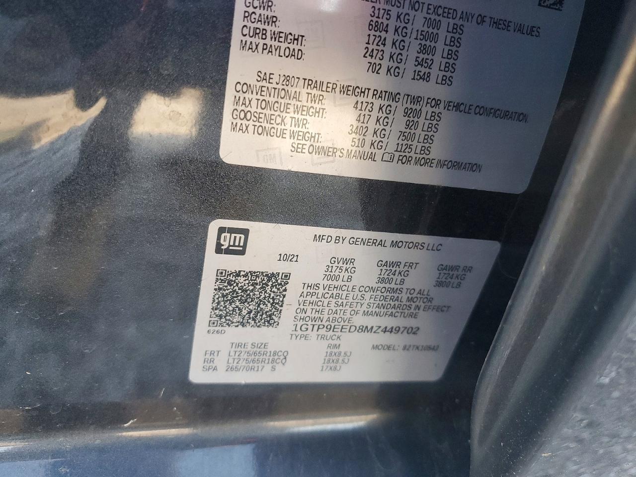 2021 GMC SIERRA