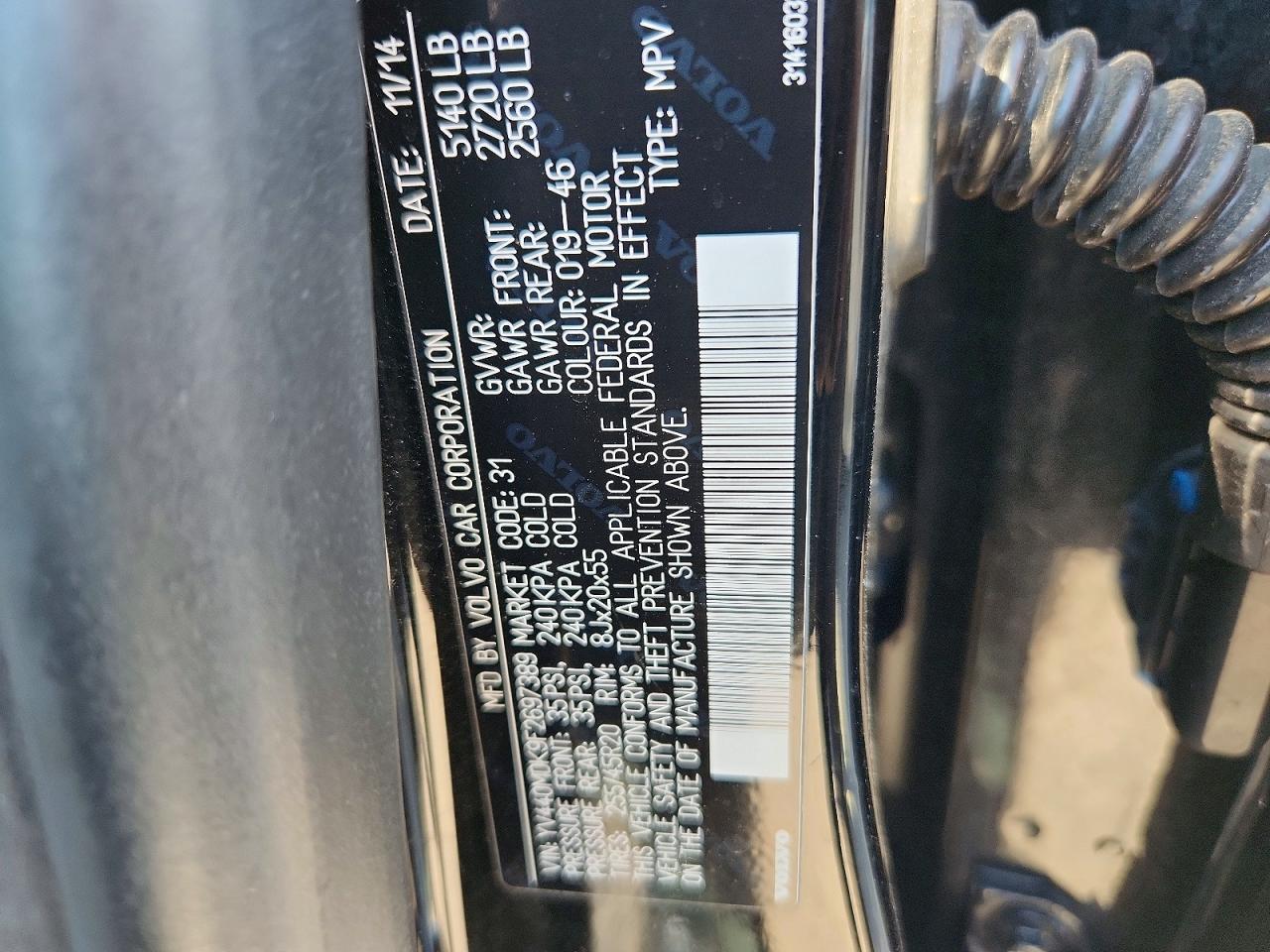 2015 VOLVO XC60