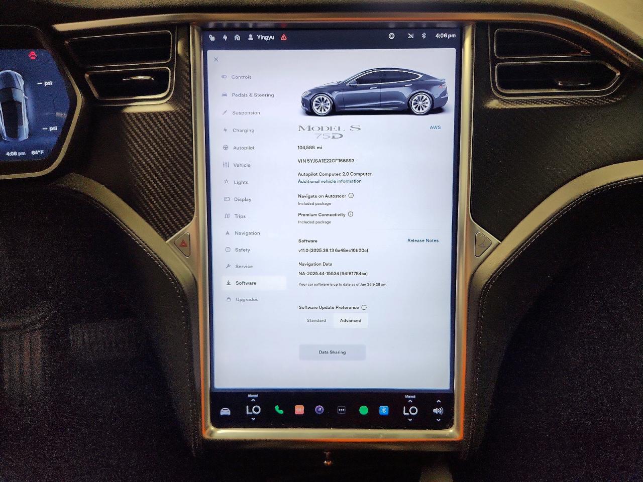 2016 TESLA MODEL S