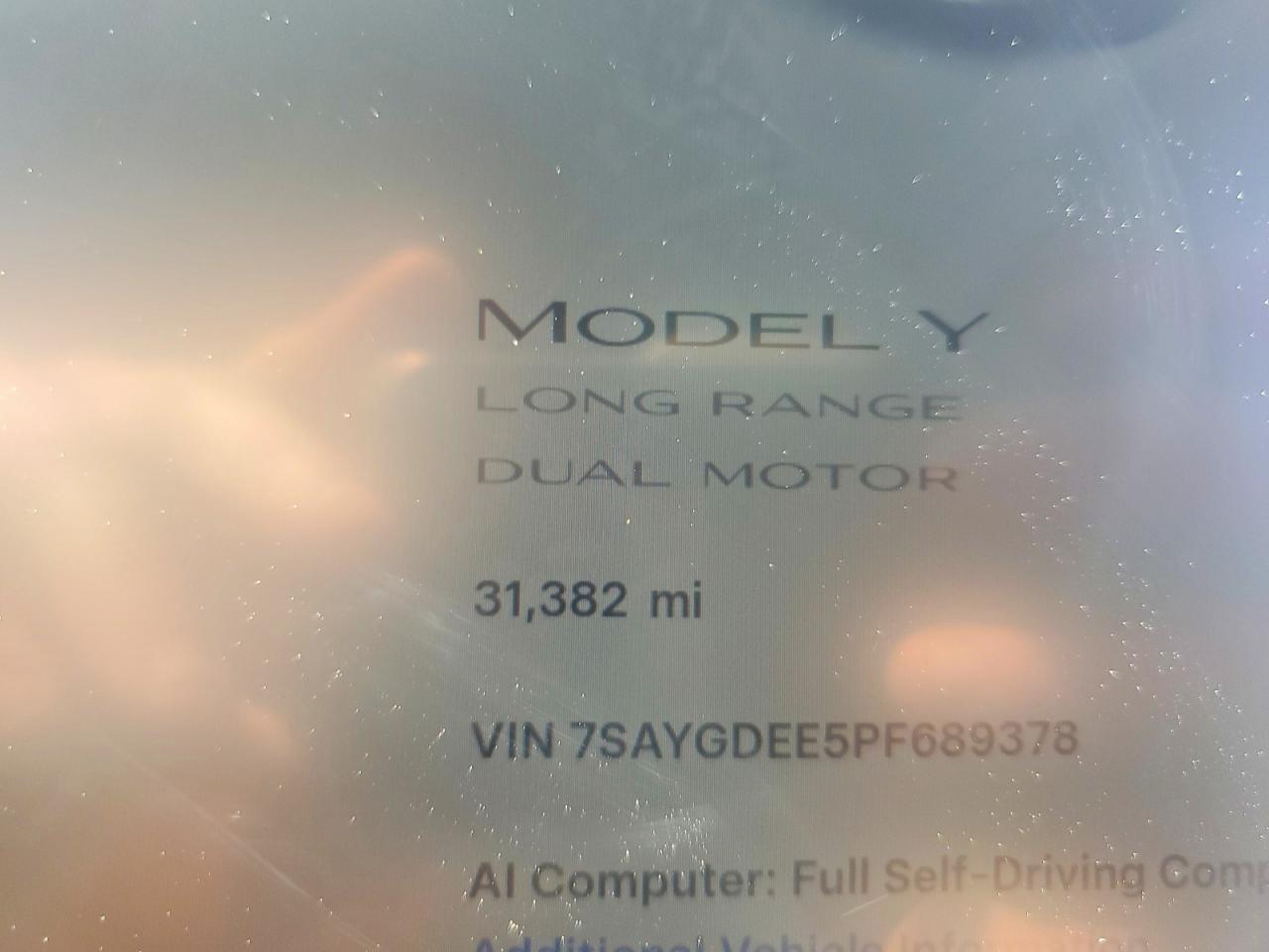 2023 TESLA MODEL Y