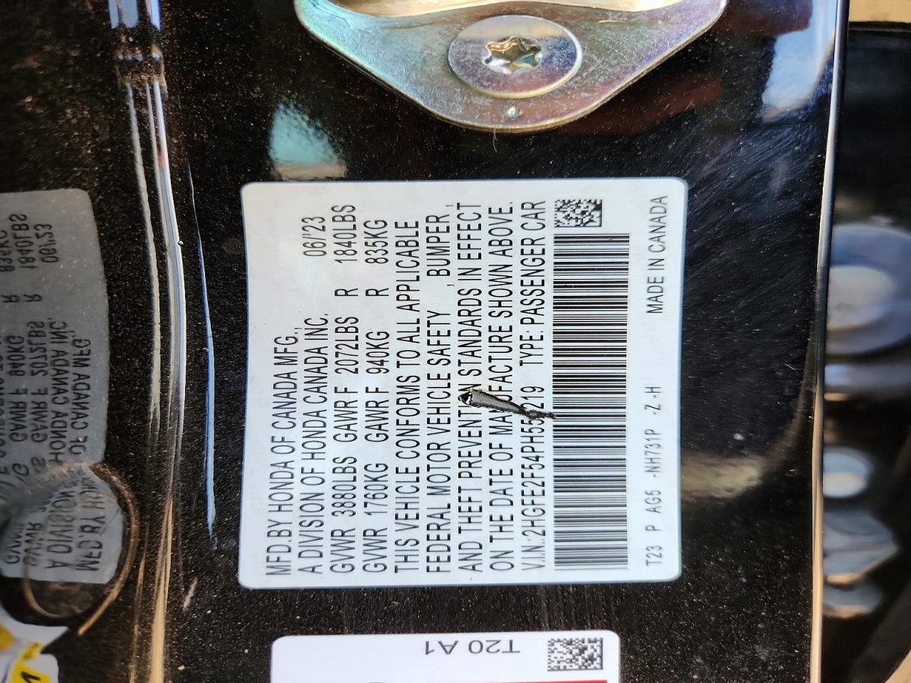 2023 HONDA CIVIC