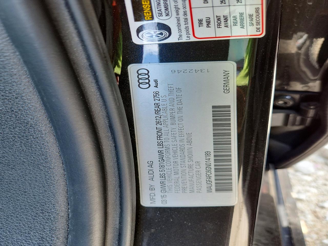 2016 AUDI A6