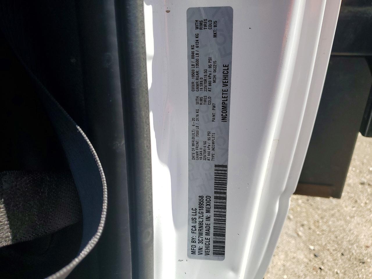 2020 RAM 5500