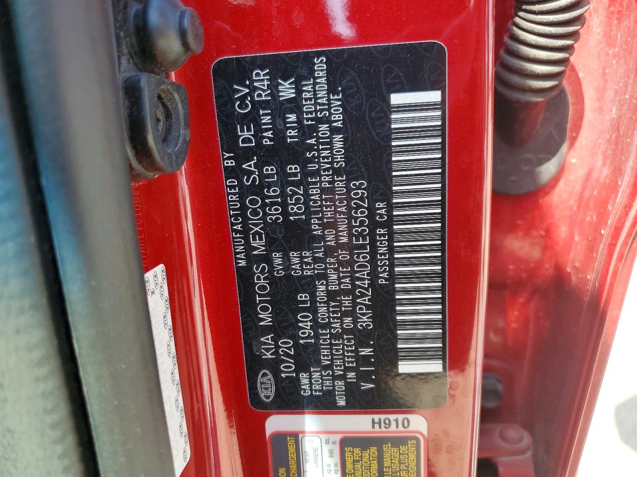 2020 KIA RIO
