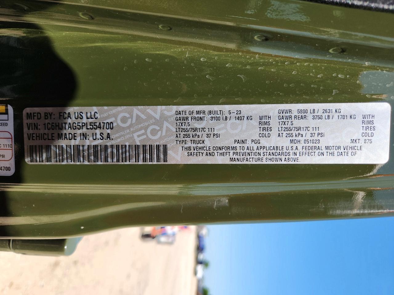 2023 JEEP GLADIATOR