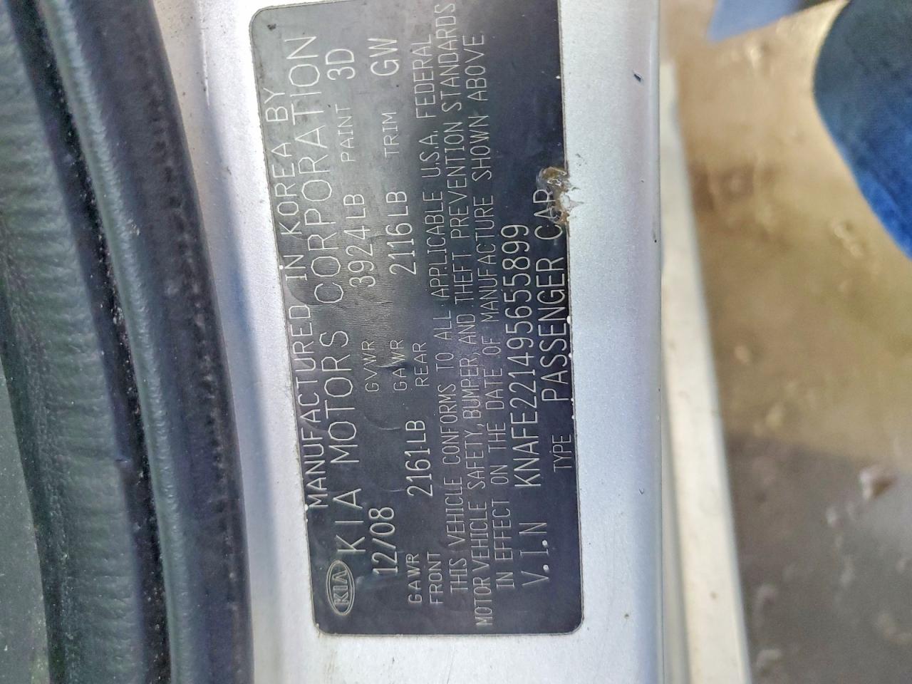 2009 KIA SPECTRA
