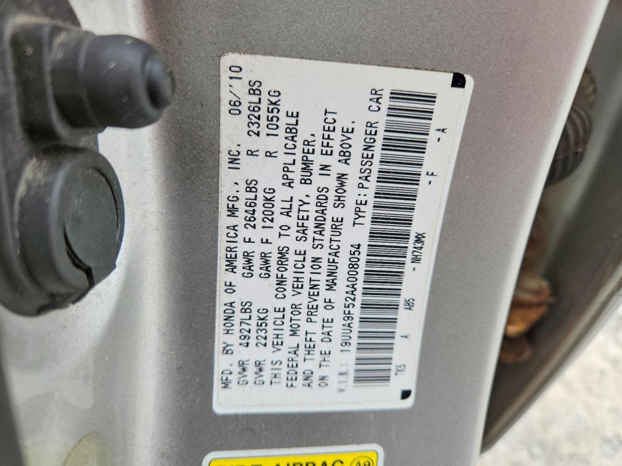 2010 ACURA TL